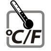 Teploměr - stupně Celsia/Fahrenheita